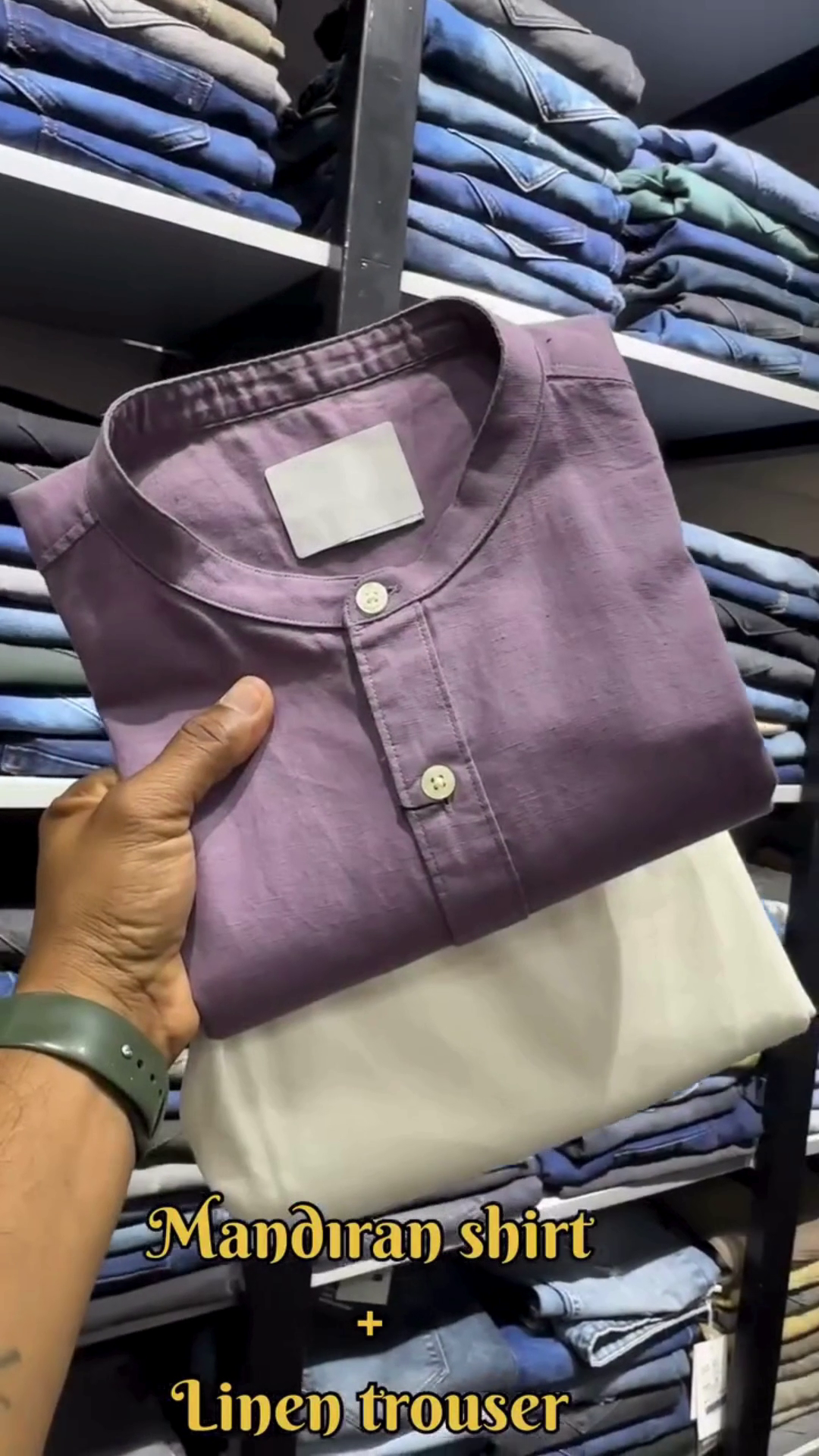 “Slate Classic Solid Shirt with Stone Grey Trousers – A Timeless Duo for Everyday Refinement” 🩶👔👖🌟