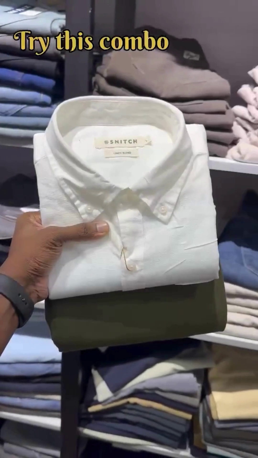 “Mint Whisper Cotton Blend Shirt with Sand Beige Trousers – A Refreshing Duo of Ease & Elegance” 💚🌬️👖🌟