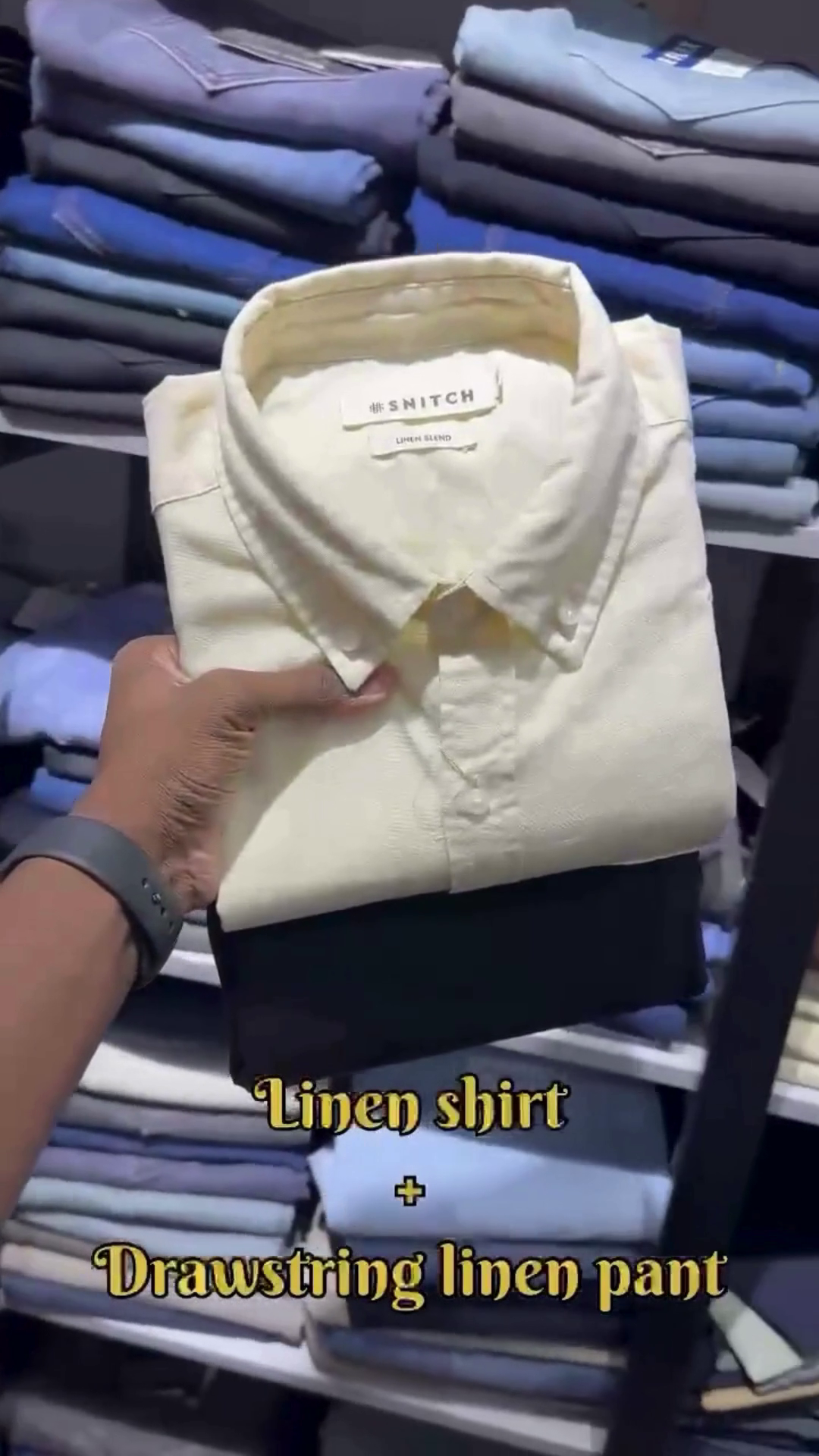 “Mint Whisper Cotton Blend Shirt with Sand Beige Trousers – A Refreshing Duo of Ease & Elegance” 💚🌬️👖🌟