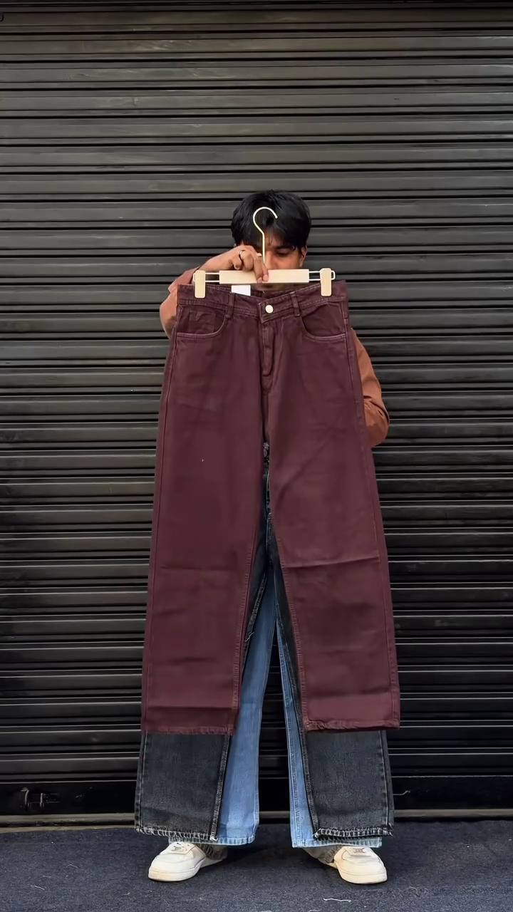 Cream Pants 🤍👖 with Classic Button Closure ⚪ Belt Loops 🎀 and Minimalist Tailoring ✨