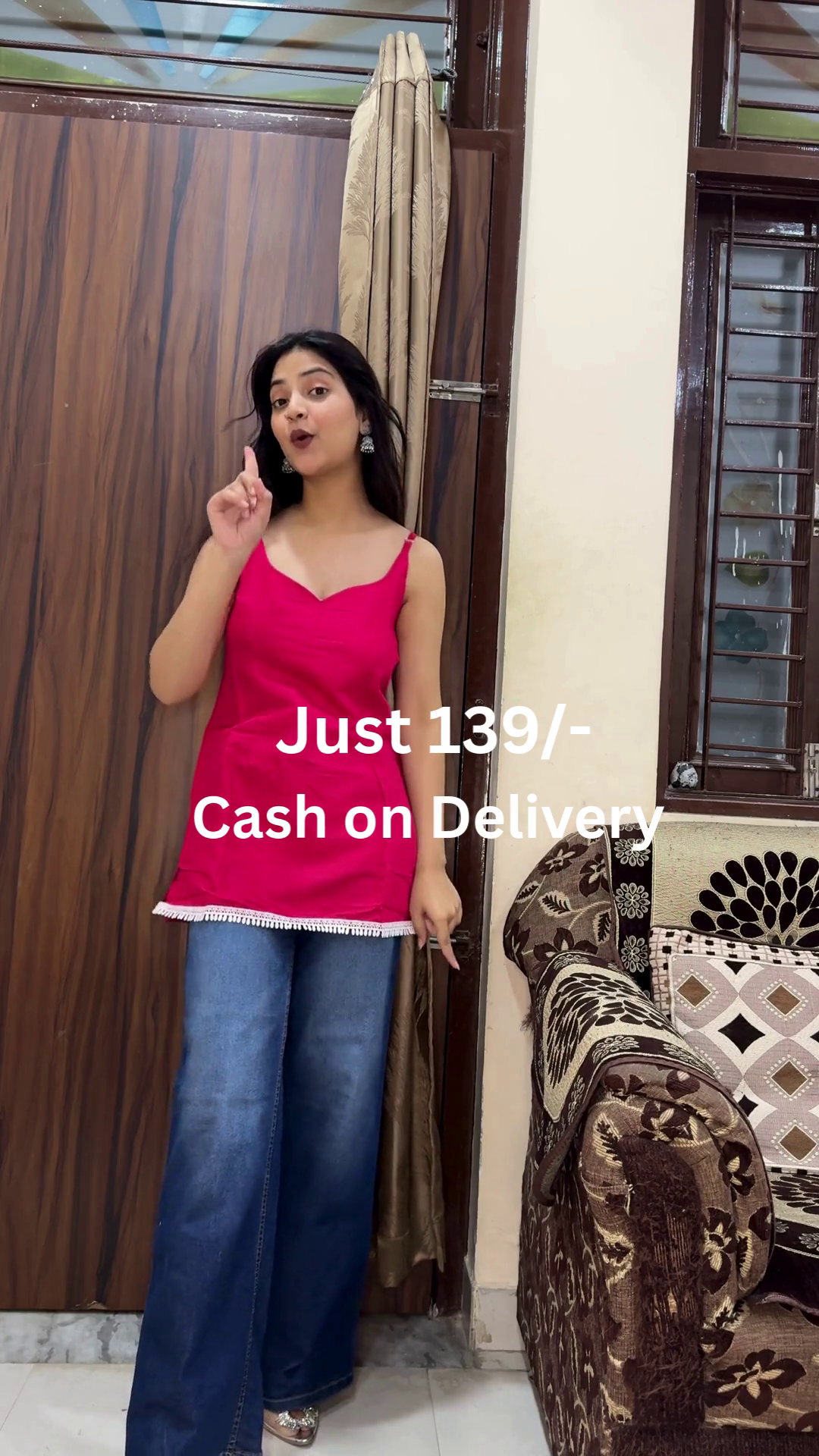 Tunic Kurti Style Women’s Casual Top