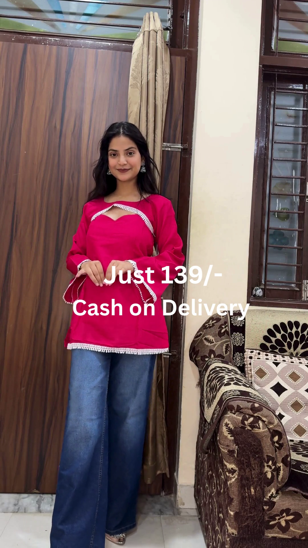 Tunic Kurti Style Women’s Casual Top