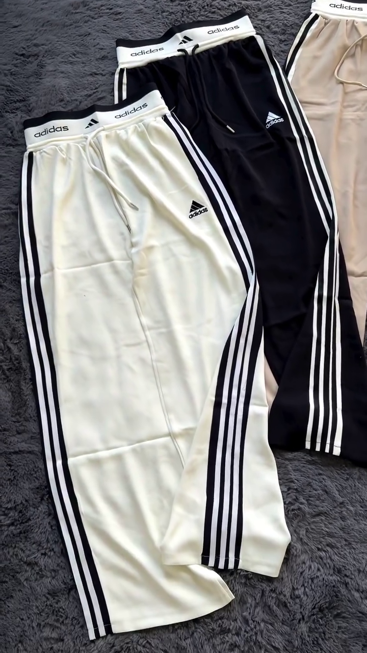 Urban Flex Stripe Luxe Track Pants – Premium Comfort Athleisure Bottoms with Side Stripes & Adjustable Waist