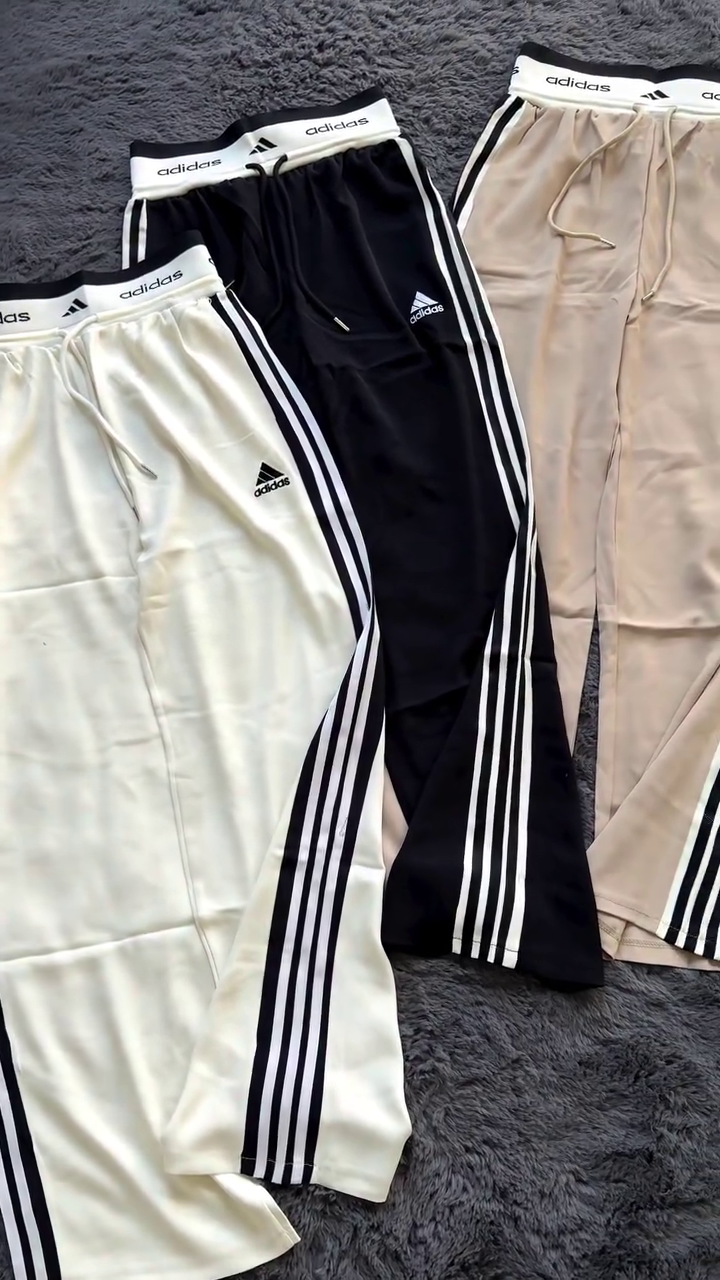 Urban Flex Stripe Luxe Track Pants – Premium Comfort Athleisure Bottoms with Side Stripes & Adjustable Waist