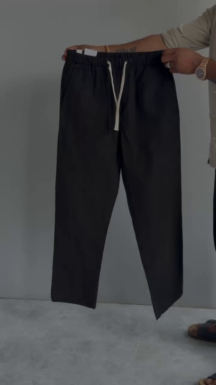 Minimal Comfort Cream Relaxed Fit Trousers 🤍✨🌿