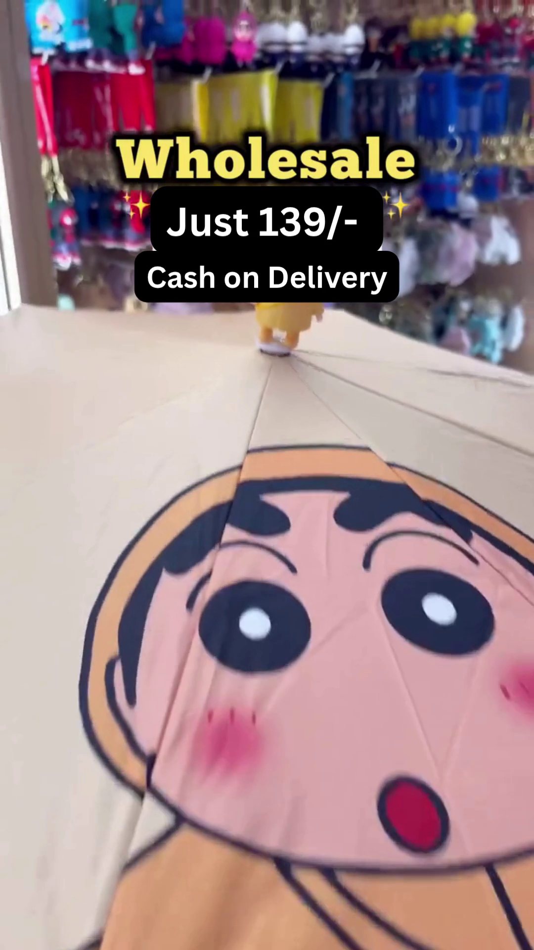 ☂️🌧️ Premium Cartoon Character Automatic Folding Travel Umbrella | Wind-Resistant UV Protection Compact Rain & Sun Umbrella for Everyday Use 🌧️☂️
